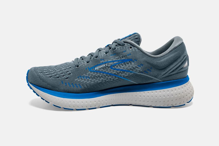 Brooks Israel Glycerin 19 Road Running Shoes Mens - Grey/Blue - MAY-620538